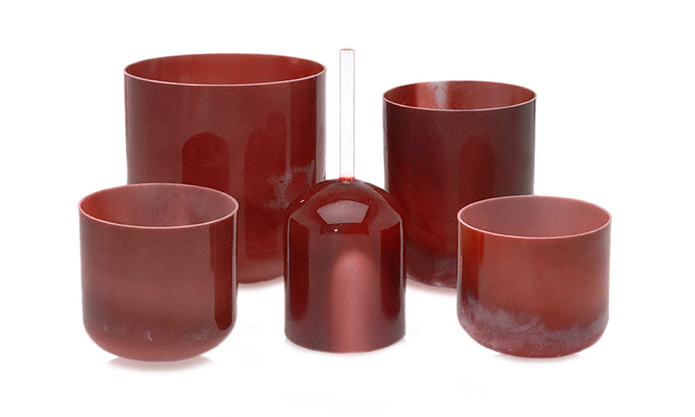 Ruby Opaque Alchemy Crystal Singing Bowl